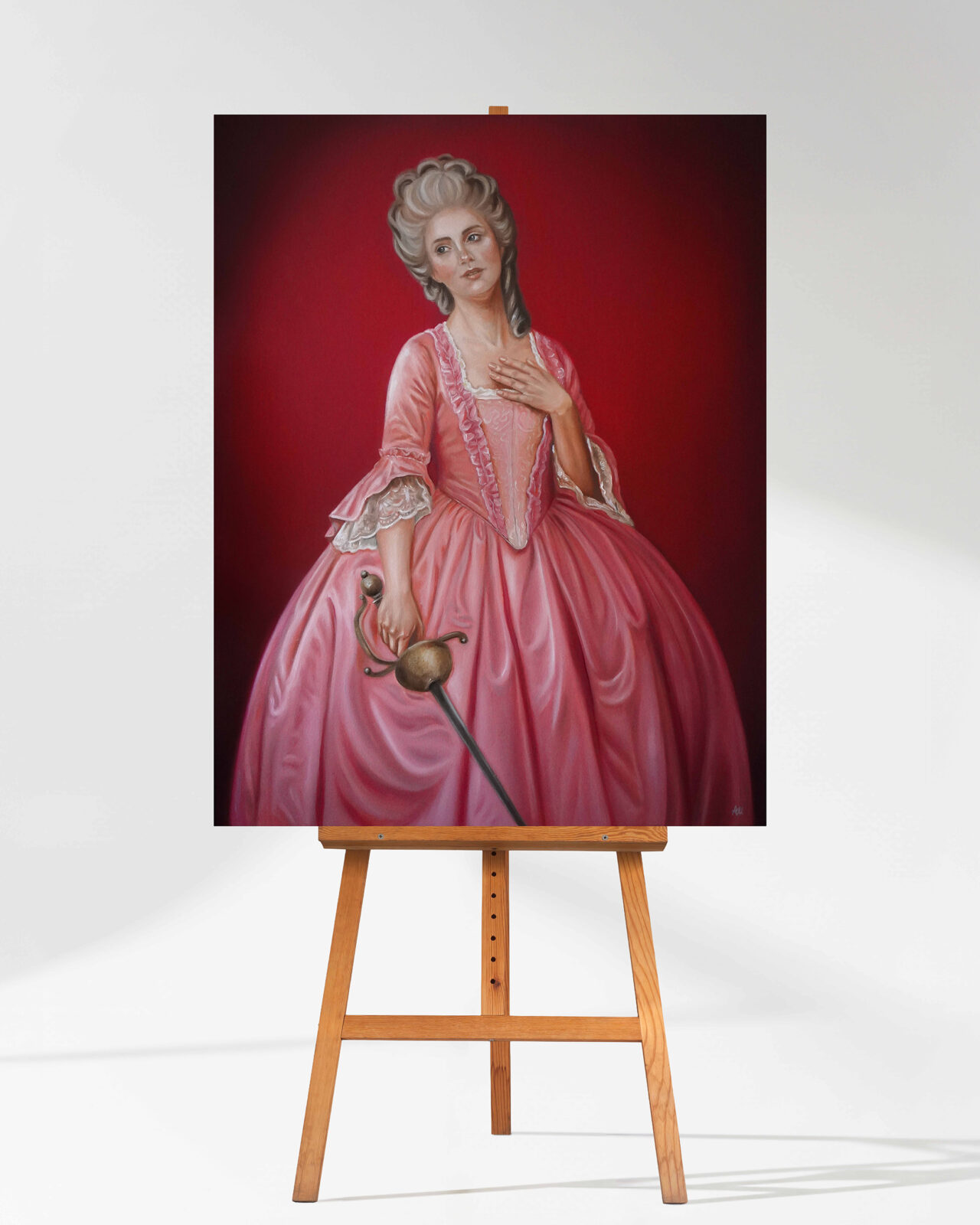 andżelika kucharska dama w opaŁach 90x60 cm, olej, płótno andżelika kucharska dama w opaŁach 90x60 cm, olej, płótno