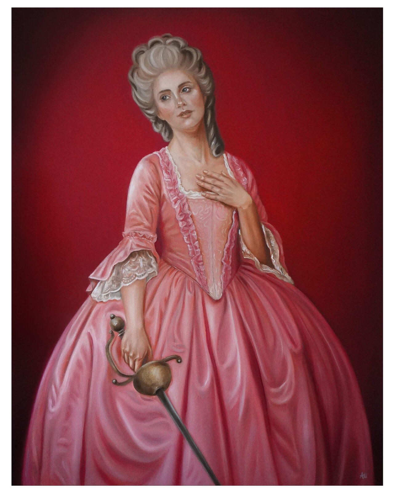 andżelika kucharska dama w opaŁach 90x60 cm, olej, płótno andżelika kucharska dama w opaŁach 90x60 cm, olej, płótno