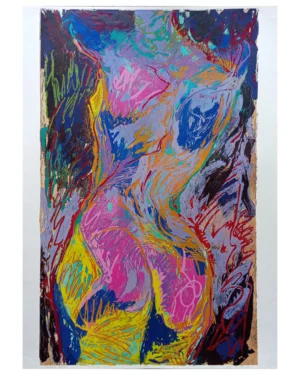 Strona główna kati dobrogo, "narodziny bogini" linoryt barwny 3/10 100x70cm